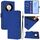 Per Honor X9b / Magic6 Lite 5G Custodia in pelle tinta unita con cordino (blu scuro) Per Honor X9b / Magic6 Lite 5G Custodia in pelle tinta unita con cordino (blu scuro)