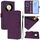 Per Honor X9b / Magic6 Lite 5G Custodia in pelle tinta unita con cordino (viola) Per Honor X9b / Magic6 Lite 5G Custodia in pelle tinta unita con cordino (viola)