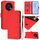 Per Honor X30 5G / X9 5G / X9 4G Custodia in pelle tinta unita effetto pelle con cordino (rosso) Per Honor X30 5G / X9 5G / X9 4G Custodia in pelle tinta unita effetto pelle con cordino (rosso)