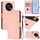 Per Honor X30 5G / X9 5G / X9 4G Custodia in pelle tinta unita con cordino (rosa) Per Honor X30 5G / X9 5G / X9 4G Custodia in pelle tinta unita con cordino (rosa)