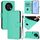 Per Honor X30 5G / X9 5G / X9 4G Custodia in pelle tinta unita effetto pelle con cordino (verde) Per Honor X30 5G / X9 5G / X9 4G Custodia in pelle tinta unita effetto pelle con cordino (verde)