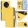 Per Honor X30 5G / X9 5G / X9 4G Custodia in pelle tinta unita effetto pelle con cordino (giallo limone) Per Honor X30 5G / X9 5G / X9 4G Custodia in pelle tinta unita effetto pelle con cordino (giallo limone)