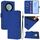 Per Honor X40 / X9a / Magic5 Lite Custodia in pelle tinta unita con cordino (blu scuro) Per Honor X40 / X9a / Magic5 Lite Custodia in pelle tinta unita con cordino (blu scuro)