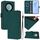 Per Honor X40 / X9a / Magic5 Lite Custodia in pelle tinta unita con cordino (verde scuro)