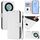 Per Honor X40 / X9a / Magic5 Lite Custodia in pelle tinta unita con cordino (bianco) Per Honor X40 / X9a / Magic5 Lite Custodia in pelle tinta unita con cordino (bianco)