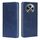Per OPPO Reno12 F 5G Custodia magnetica in pelle con texture di mucca (blu) Per OPPO Reno12 F 5G Custodia magnetica in pelle con texture di mucca (blu)