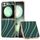 Per Samsung Galaxy Z Flip6 Custodia protettiva per telefono con motivo galattico con placcatura nano (verde) Per Samsung Galaxy Z Flip6 Custodia protettiva per telefono con motivo galattico con placcatura nano (verde)