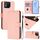 Per Asus ROG Phone 8 / 8 Pro Custodia in pelle tinta unita con cordino (rosa) Per Asus ROG Phone 8 / 8 Pro Custodia in pelle tinta unita con cordino (rosa)