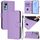 Per Ulefone Note 14 Custodia in pelle tinta unita con cordino (viola lavanda) Per Ulefone Note 14 Custodia in pelle tinta unita con cordino (viola lavanda)