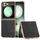 Per Samsung Galaxy Z Flip6 Custodia protettiva per telefono in pelle bovina bicolore con galvanica nano (nera) Per Samsung Galaxy Z Flip6 Custodia protettiva per telefono in pelle bovina bicolore con galvanica nano (nera)
