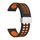 Cinturino per orologio in silicone bicolore con fibbia pieghevole in argento a doppia fila da 20 mm (nero arancione) Cinturino per orologio in silicone bicolore con fibbia pieghevole in argento a doppia fila da 20 mm (nero arancione)