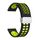 Cinturino per orologio in silicone bicolore con fibbia pieghevole in argento a doppia fila da 20 mm (nero verde) Cinturino per orologio in silicone bicolore con fibbia pieghevole in argento a doppia fila da 20 mm (nero verde)