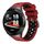Per Huawei Watch GT 2e Cinturino in silicone con foro tondo a due colori (rosso nero) Per Huawei Watch GT 2e Cinturino in silicone con foro tondo a due colori (rosso nero)