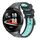 Per Huawei Watch GT 2e Cinturino in silicone con foro tondo a due colori (grigio verde) Per Huawei Watch GT 2e Cinturino in silicone con foro tondo a due colori (grigio verde)