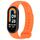 Per cinturino di ricambio per spina in silicone tinta unita Xiaomi Mi Band 8 (arancione) Per cinturino di ricambio per spina in silicone tinta unita Xiaomi Mi Band 8 (arancione)