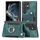 Per Samsung Galaxy S22 Ultra 5G Retro Skin-feel Ring Custodia a portafoglio multi-card (verde) Per Samsung Galaxy S22 Ultra 5G Retro Skin-feel Ring Custodia a portafoglio multi-card (verde)