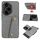 Per Honor 300 Pro Custodia magnetica per telefono con doppia fibbia e slot per schede (grigio) Per Honor 300 Pro Custodia magnetica per telefono con doppia fibbia e slot per schede (grigio)