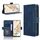 Per Honor X60 Pro 5G / X9C 5G Custodia in pelle con texture in vitello e slot per schede (blu) Per Honor X60 Pro 5G / X9C 5G Custodia in pelle con texture in vitello e slot per schede (blu)