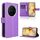 Per vivo X200 Pro mini 5G Custodia in pelle con texture a diamante (viola) Per vivo X200 Pro mini 5G Custodia in pelle con texture a diamante (viola)