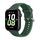 Per Honor Watch 5 cinturino in silicone morbido con fibbia argentata tinta unita (verde scuro) Per Honor Watch 5 cinturino in silicone morbido con fibbia argentata tinta unita (verde scuro)