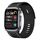 Per Huawei Watch D2 Hybrid cinturino in silicone e pelle (nero)