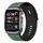 Per Huawei Watch D2 Hybrid cinturino in silicone e pelle (verde scuro)