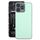 Per ZTE Axon 50 Lite 8050 Cover posteriore in vetro per batteria con cornice centrale/Copertura obiettivo fotocamera (verde) Per ZTE Axon 50 Lite 8050 Cover posteriore in vetro per batteria con cornice centrale/Copertura obiettivo fotocamera (verde)