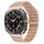 Per Samsung Galaxy Watch Ultra 47mm cinturino magnetico in acciaio inossidabile di bambù (oro rosa) Per Samsung Galaxy Watch Ultra 47mm cinturino magnetico in acciaio inossidabile di bambù (oro rosa)
