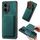 Per Honor 300 Retro Leather Card Bag Custodia magnetica per telefono (verde)