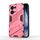 Per OPPO Reno13 5G Global Punk Armor 2 in 1 PC + TPU Custodia per telefono con supporto (rosso chiaro) Per OPPO Reno13 5G Global Punk Armor 2 in 1 PC + TPU Custodia per telefono con supporto (rosso chiaro)