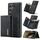 Per Samsung Galaxy S25 Ultra 5G DG.MING M1 Series Portafoglio multi-carta a 3 ante + Custodia magnetica per telefono (nero) Per Samsung Galaxy S25 Ultra 5G DG.MING M1 Series Portafoglio multi-carta a 3 ante + Custodia magnetica per telefono (nero)