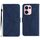 Per OPPO Reno13 Pro Custodia per telefono in pelle goffrata con cuciture globali (blu) Per OPPO Reno13 Pro Custodia per telefono in pelle goffrata con cuciture globali (blu)
