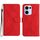 Per OPPO Reno13 Custodia per telefono in pelle goffrata con cuciture globali (rosso)