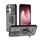 Per OPPO Reno13 Pro 5G Global Sliding Camshield TPU + PC Custodia antiurto per telefono con supporto (nero)