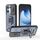 Per OPPO Reno13 5G Global Sliding Camshield TPU + PC Custodia antiurto per telefono con supporto (blu)