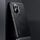 Custodia per telefono cellulare in pelle liscia per Honor 300 (nera)