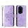 Per Honor 300 Pro / 300 Ultra Custodia in pelle con motivo floreale in rilievo (viola) Per Honor 300 Pro / 300 Ultra Custodia in pelle con motivo floreale in rilievo (viola)