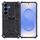 Per Samsung Galaxy S25 5G Armor Custodia magnetica antiurto in TPU + PC con supporto (nero)