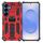 Per Samsung Galaxy S25 5G Armor Custodia magnetica antiurto in TPU + PC con supporto (rosso) Per Samsung Galaxy S25 5G Armor Custodia magnetica antiurto in TPU + PC con supporto (rosso)