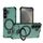 Per Samsung Galaxy S25 5G Grating 360 gradi supporto girevole antiurto custodia per telefono (verde) Per Samsung Galaxy S25 5G Grating 360 gradi supporto girevole antiurto custodia per telefono (verde)