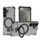 Per Samsung Galaxy S25+ 5G Grating 360 gradi supporto girevole antiurto custodia per telefono (nero) Per Samsung Galaxy S25+ 5G Grating 360 gradi supporto girevole antiurto custodia per telefono (nero)