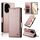 Per Honor 300 Pro / 300 Ultra Custodia per telefono in pelle smerigliata magnetica con fibbia laterale (oro rosa) Per Honor 300 Pro / 300 Ultra Custodia per telefono in pelle smerigliata magnetica con fibbia laterale (oro rosa)