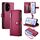 Per Honor 300 Pro / 300 Ultra Nine Card-slot Zipper Wallet Bag Custodia in pelle per telefono (rosso) Per Honor 300 Pro / 300 Ultra Nine Card-slot Zipper Wallet Bag Custodia in pelle per telefono (rosso)