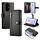 Per Honor 300 Pro / 300 Ultra Nine Card-slot Zipper Wallet Bag Custodia in pelle per telefono (nero) Per Honor 300 Pro / 300 Ultra Nine Card-slot Zipper Wallet Bag Custodia in pelle per telefono (nero)