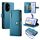 Per Honor 300 Pro / 300 Ultra Nine Card-slot Zipper Wallet Bag Custodia in pelle per telefono (blu) Per Honor 300 Pro / 300 Ultra Nine Card-slot Zipper Wallet Bag Custodia in pelle per telefono (blu)