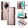 Per Honor X9c Global / Magic7 Lite Custodia in pelle con cerniera e nove slot per schede (rosa) Per Honor X9c Global / Magic7 Lite Custodia in pelle con cerniera e nove slot per schede (rosa)
