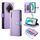 Per Honor X9c Global / Magic7 Lite Custodia in pelle con cerniera e nove slot per schede (viola) Per Honor X9c Global / Magic7 Lite Custodia in pelle con cerniera e nove slot per schede (viola)
