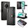 Per Honor X9c Global / Magic7 Lite Custodia in pelle con cerniera e nove slot per schede (nero) Per Honor X9c Global / Magic7 Lite Custodia in pelle con cerniera e nove slot per schede (nero)