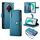 Per Honor X9c Global / Magic7 Lite Custodia in pelle con cerniera e nove slot per schede (blu) Per Honor X9c Global / Magic7 Lite Custodia in pelle con cerniera e nove slot per schede (blu)