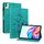 Per Tecno Megapad 11 Custodia per tablet in pelle goffrata Lily (verde)